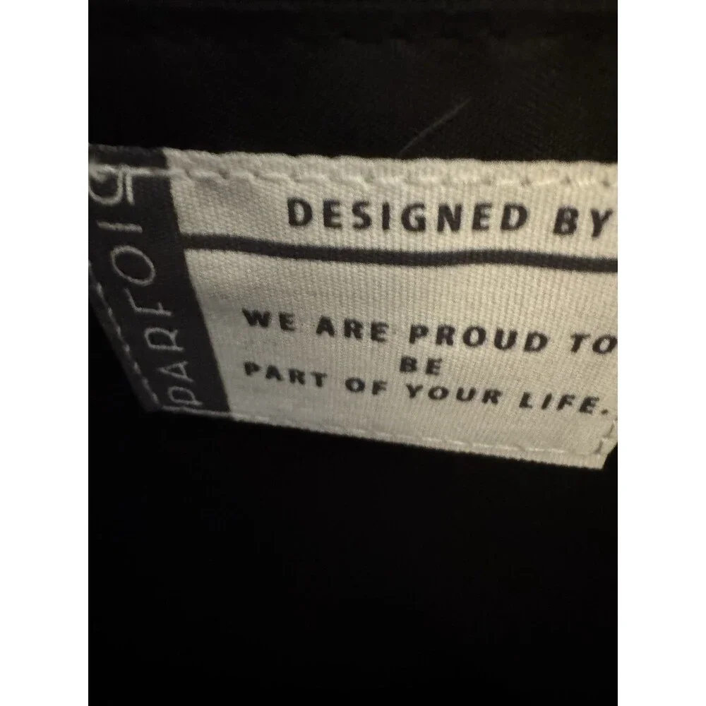 Parfois Laptop Bag Paris Monuments Print Black White Soft Side School Work